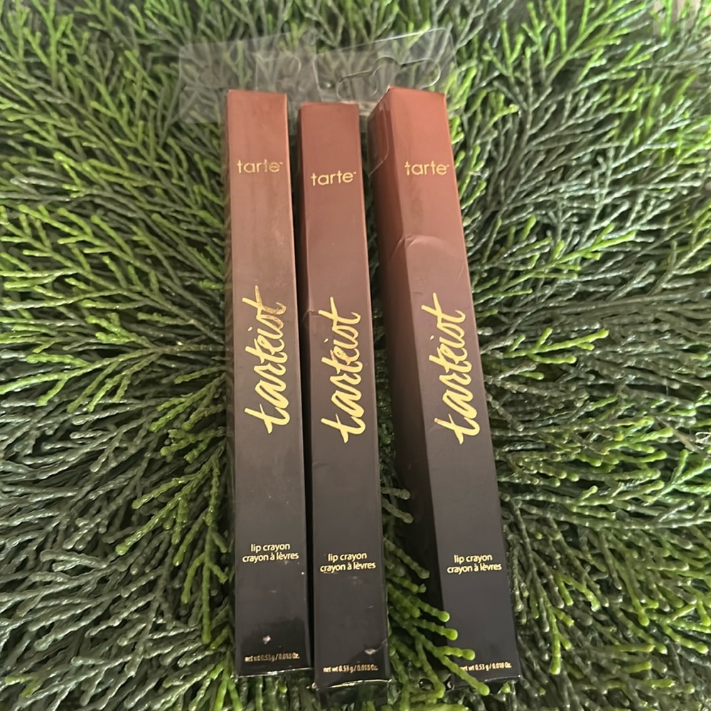 3x TARTE Tartiest Lip Crayon/Liner Shade BAKED Full Size W/Built-in Sharpener